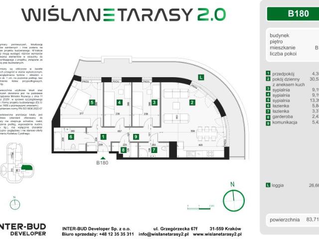 Mieszkanie 83,7m²