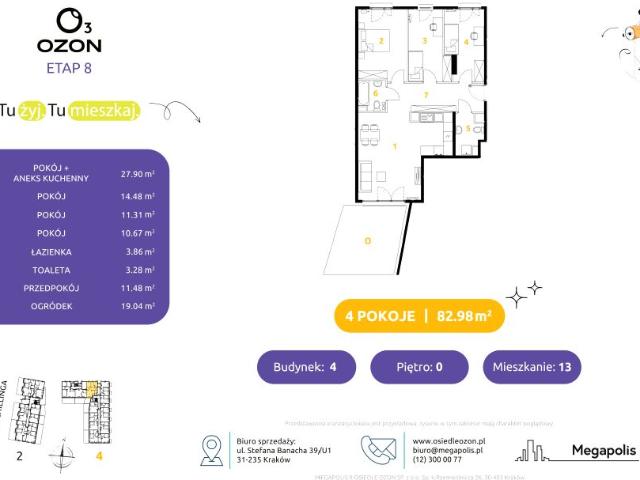 Mieszkanie 83m²