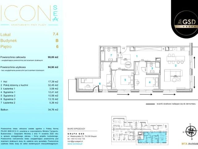 Mieszkanie 94,9m²