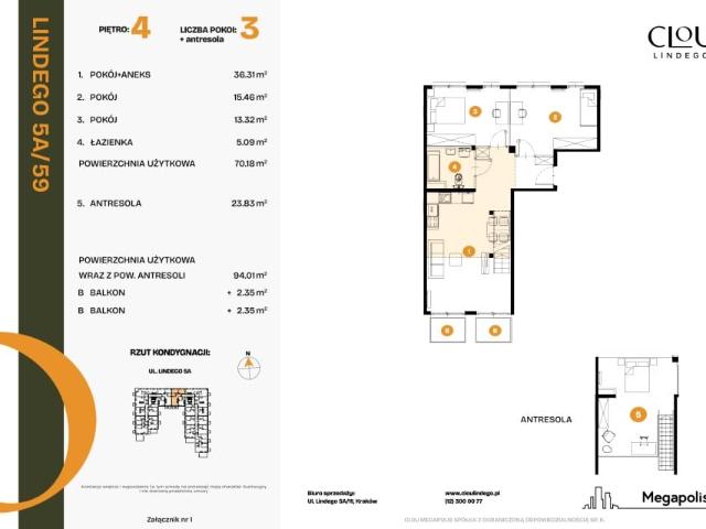 Mieszkanie 94m²