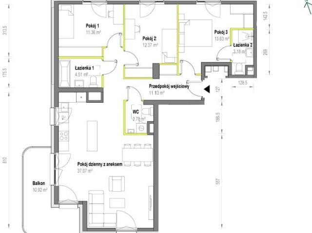 Mieszkanie 96m²