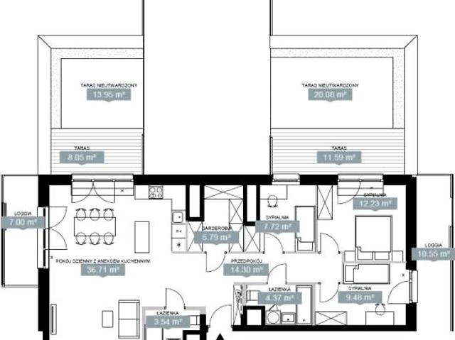 Mieszkanie 97 m², Warszawa