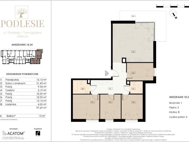 Mieszkanie 97,7m²