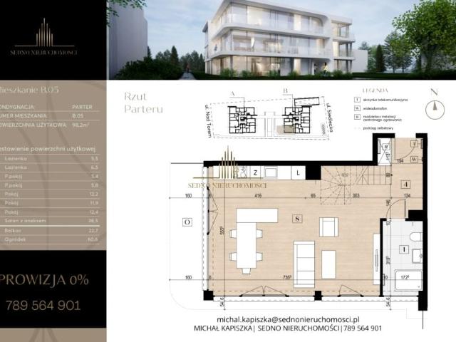 Mieszkanie 98,20 m², Bydgoszcz