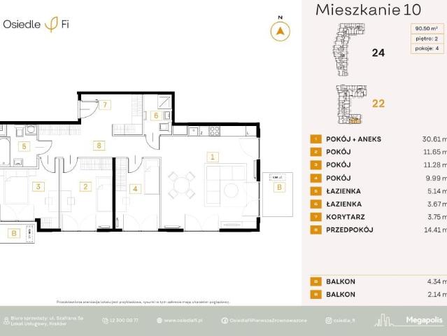 Mieszkanie 90,5m²