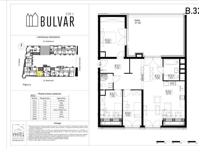 Mieszkanie 91,2m²