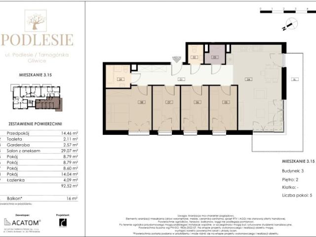 Mieszkanie 92,5m²