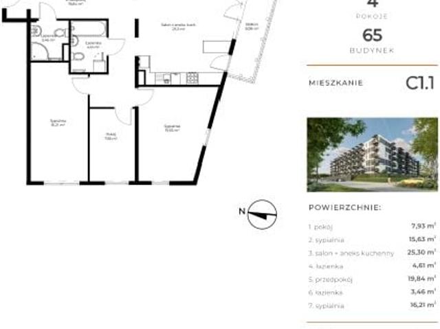 Mieszkanie 93m²