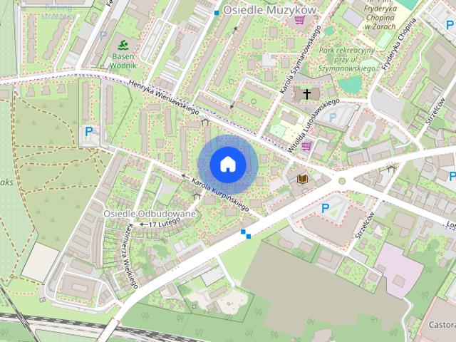 Mieszkanie/Kawalerka 25m2 na wynajem Żary, centrum miasta
