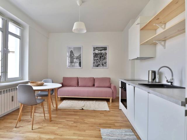 Mikrokawalerka kawalerka z kuchnią w zabudowie 24 m² na wynajem Warszawa, Śródmieście Południowe