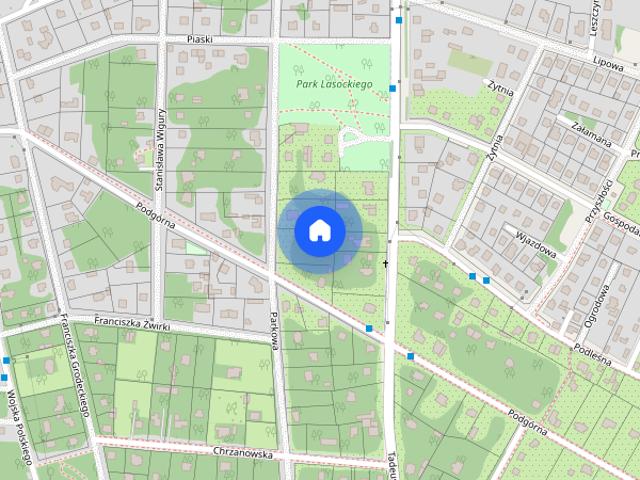 Milanówek: apartament w willi z ogrodem