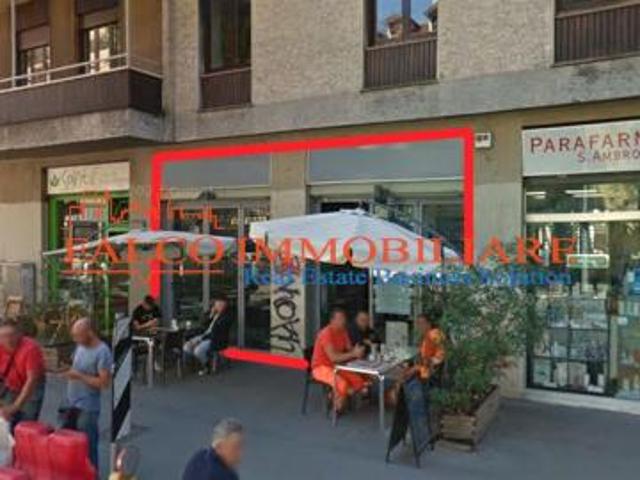 MILANO, VIA DE AMICIS AFFITTASI NEGOZIO 2 LUCI 90 MQ + 45 MQ INTERRATO