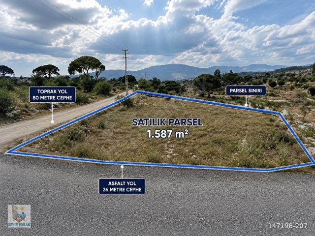 Milas Akkovanlık'ta Yüksek Potansiyelli Köşe Parsel 1.587 m
