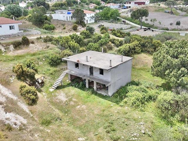 Milas Çamlıyurt'ta satılık müstakil iki katlı ev Harmaya