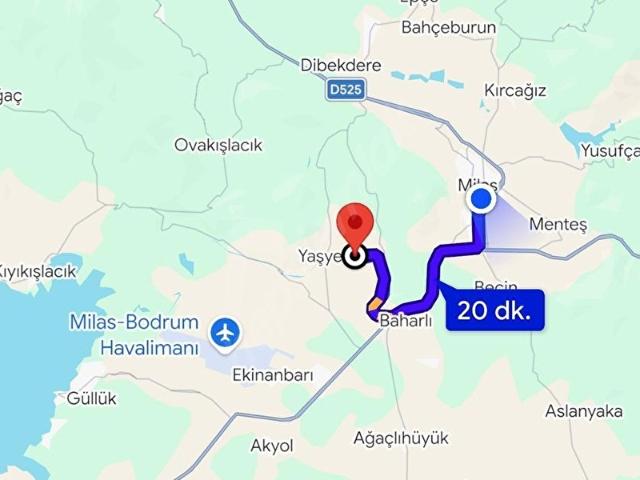 Milas Bodrum Havalimanına yakın konumda fırsat satılık tarla