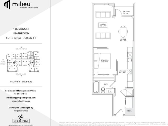 Milieu & Ballantyne Apartments 1 Bedroom + 1 Bathroom.M25. [object Promise] for Rent