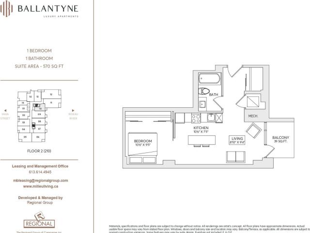 Milieu & Ballantyne Apartments 1Bed [object Promise] for Rent