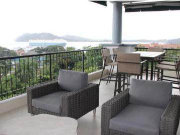 Mire al mar desde Amador, Apartamento Amoblado: 337.41m2, 3 recámaras + Terraza
