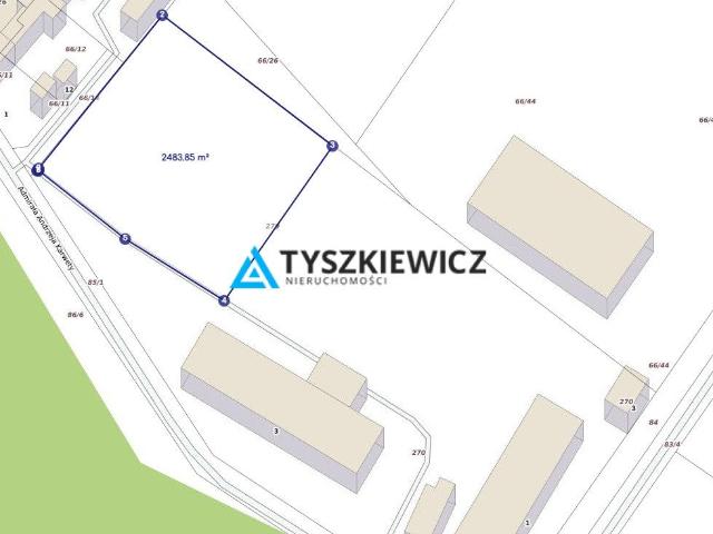 Miszewko, 2 500 m2