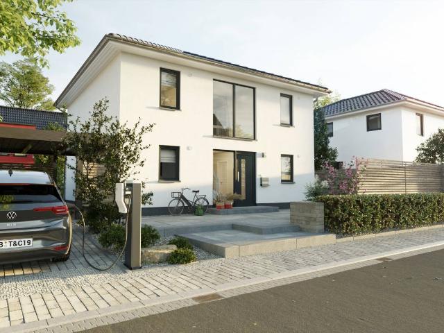 Mitten in der Stadt Stylisch  modern und viel Glas massives EFH