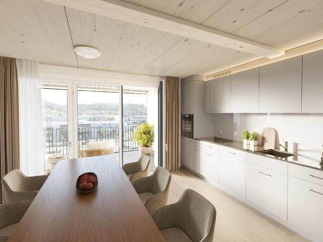 Mittendrin im Brauipark wohnen wo das Leben spielt – 2.5 Zimmer Wohnung mieten in Affoltern am Albis – OMIT