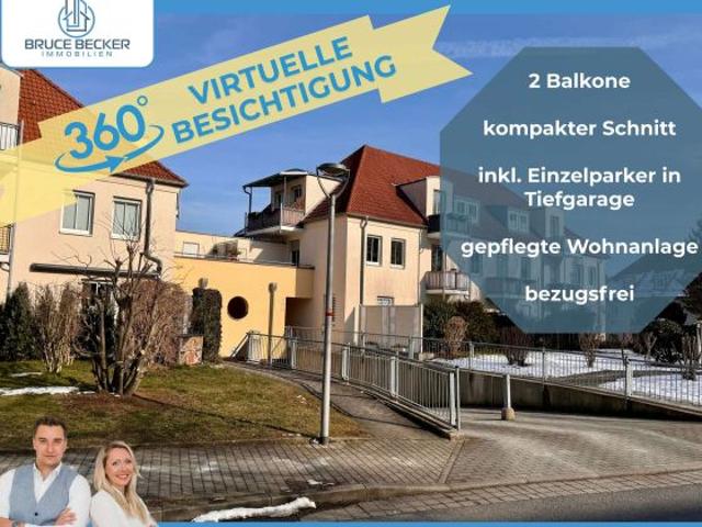Mit zwei Balkonen und bezugsfrei! 2 Zimmer Wohnung in Dresden West