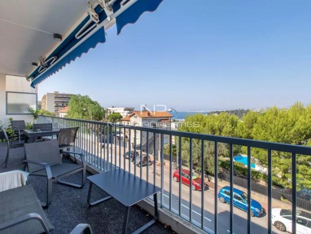 Mont Boron, luxe et volupté, vue panoramique mer, terrasse, balcon, garage et cave