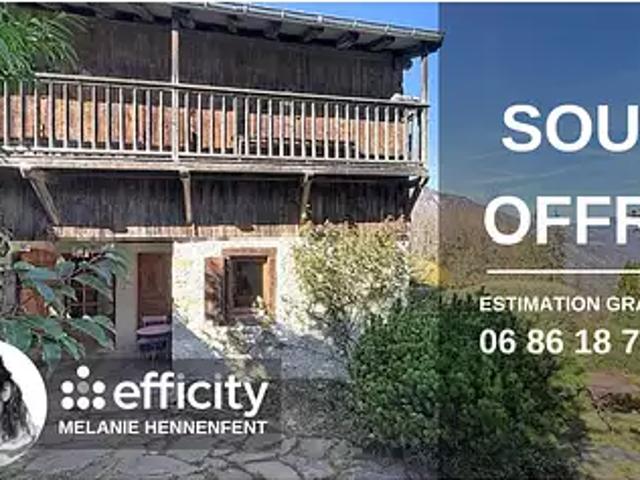 Mont Saxonnex 74130 Achat / Vente maison 8 pièces t8 jardin terrasse