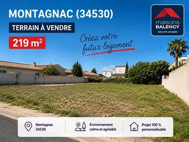 Montagnac 34530 Programme neuf terrain neuf à vendre