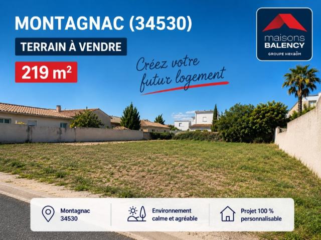 Montagnac Vente Terrain 34