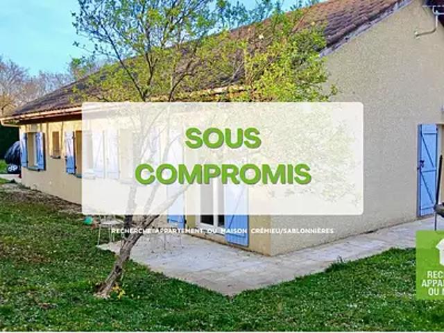 Montalieu Vercieu 38390 Achat / Vente maison 4 pièces t4 au dernier étage
