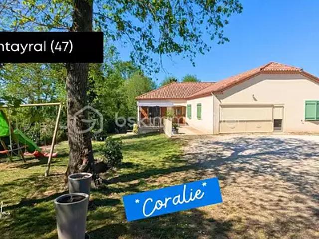 Montayral 47500 Achat / Vente maison 6 pièces t6 terrasse balcon