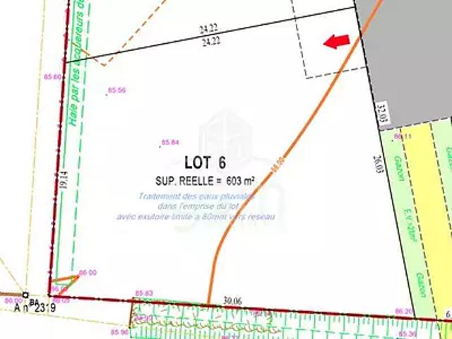 Montbazon 37250 Achat / Vente terrain