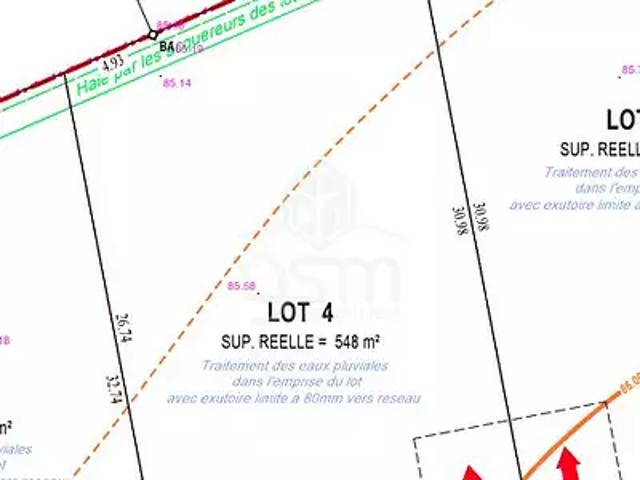 Montbazon 37250 Achat / Vente terrain