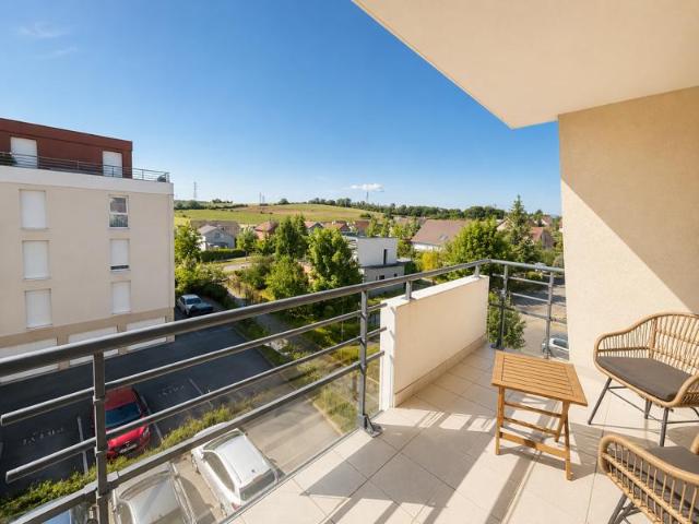 MONTBELIARD Bel Appartement T3 avec terrasse, garage et as