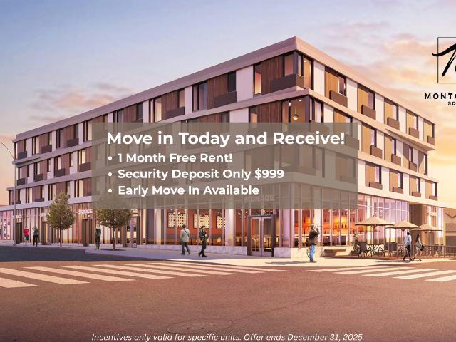 Montgomery Square Unit 309: 1 bed/1 bath CORNER [object Promise] for Rent