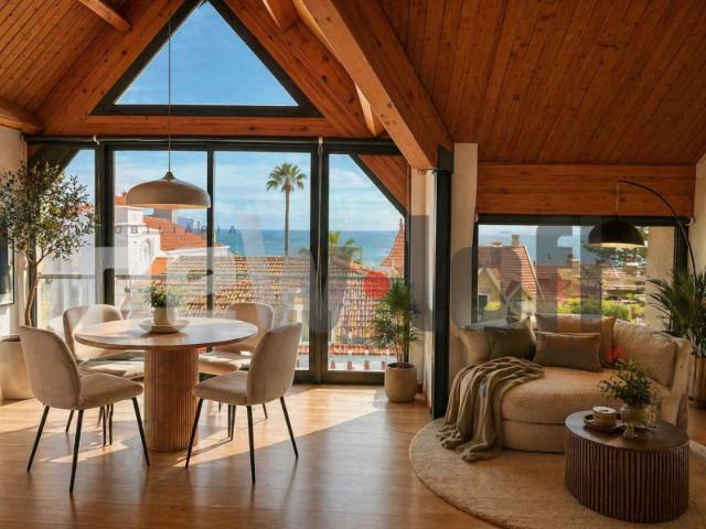 MONTE ESTORIL | Avenida Sabóia | T3 Duplex Loft de Luxo | Vista Mar | 300 m² | Estacionamento
