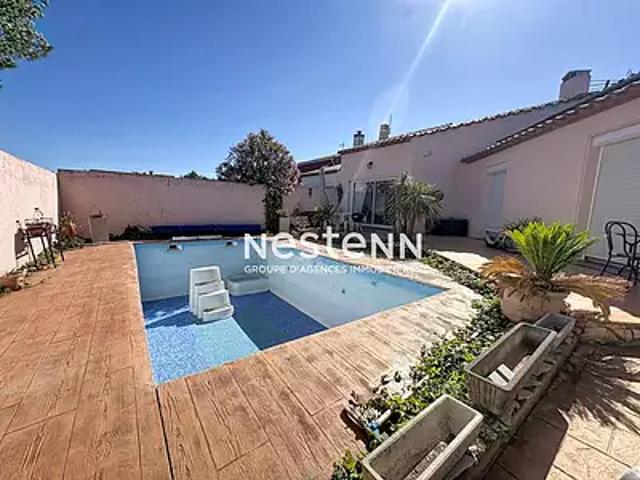 Montescot 66200 Achat / Vente maison 5 pièces t5 au dernier étage piscine