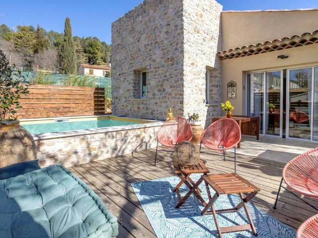 MONTFORT SUR ARGENS Villa 2021 3 CH piscine garage et remise