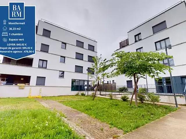 Montfermeil 93370 Location appartement 2 pièces t2