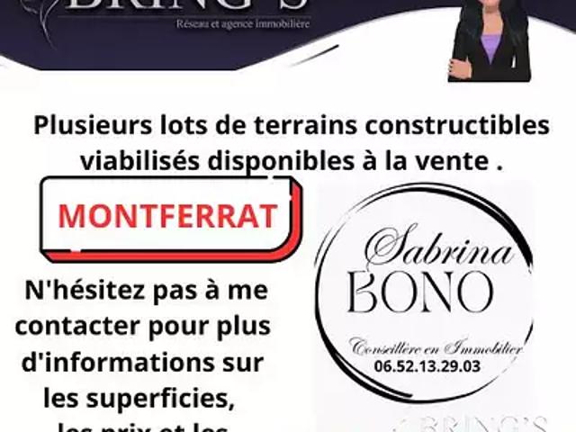 Montferrat 38620 Achat / Vente terrain