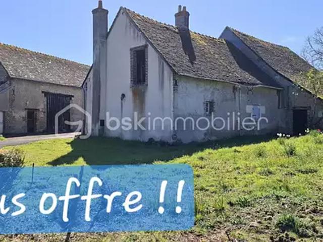 Monthodon 37110 Achat / Vente maison 3 pièces t3 cave