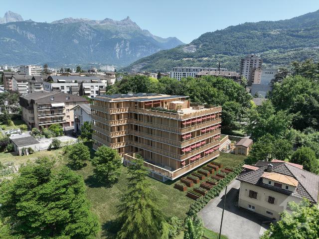 Monthey, La Kaazelle 4.5 Zimmer Wohnung in einer umweltfreundlichen Wohnsiedlung