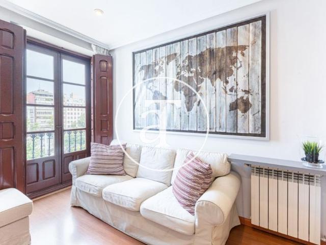 Monthly rental apartment with 1 bedroom, 1 bathroom in Goya near Retiro Park