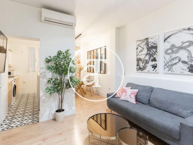 Monthly rental apartment with 1 bedroom and 1 bathroom in Salamanca neighborhood