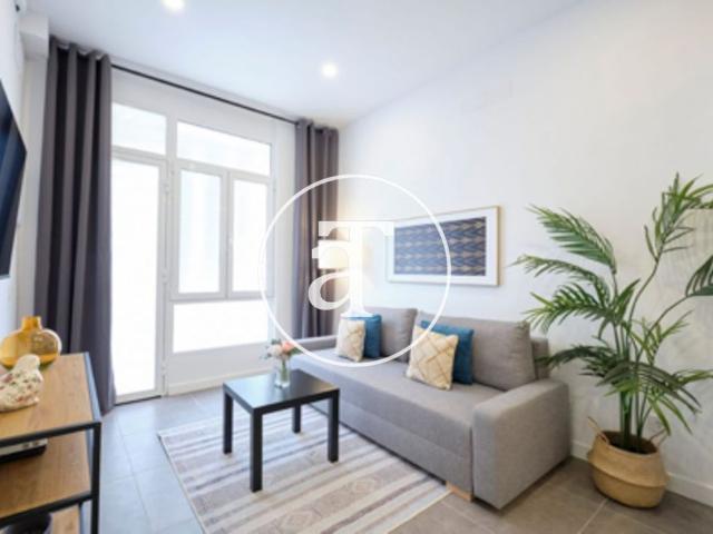 Monthly rental apartment with 1 bedroom and 1 bathroom with lots of natural light in Carabanchel