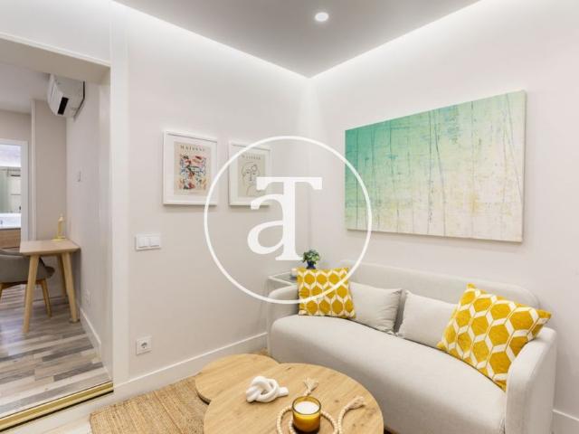 Monthly rental apartment with 1 bedroom and 1 bathroom, terrace and storage room in Prosperidad Chamartín