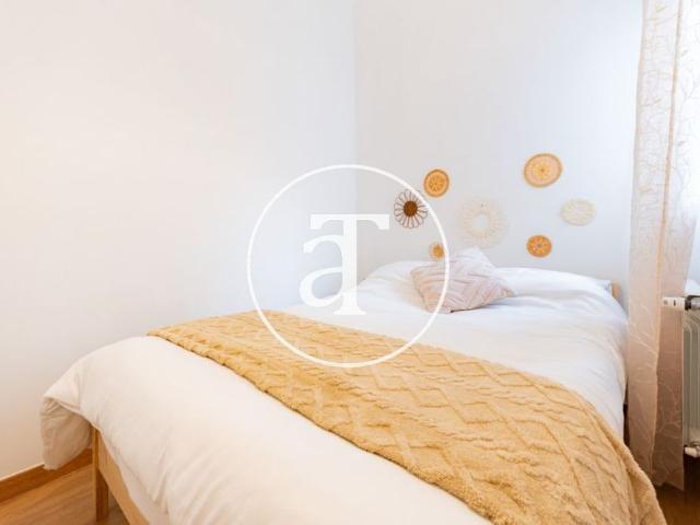 Monthly rental apartment with 2 bedrooms and 1 bathroom next to Retiro Park