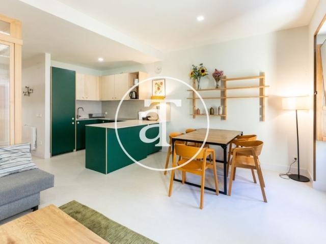 Monthly rental apartment with one bedroom with balcony in Chueca – Justicia