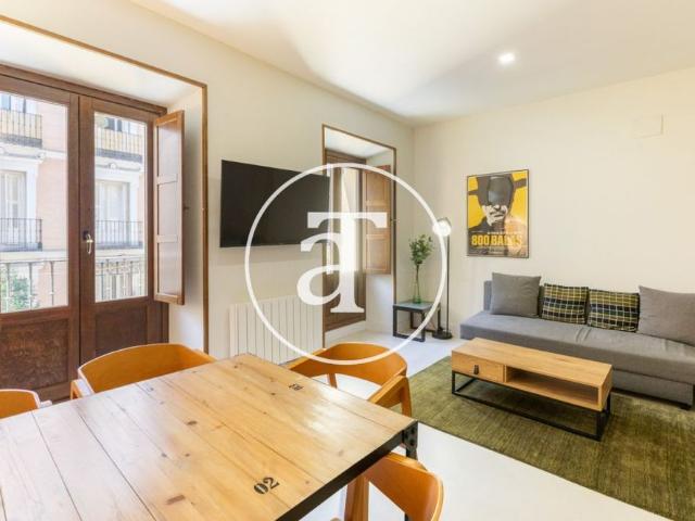 Monthly rental apartment with One bedroom with balcony in Chueca – Justicia